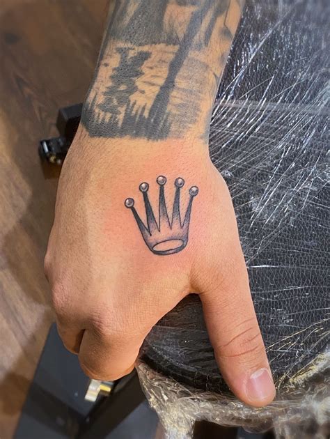 rolex tattoo crown|rolex crown tattoo ideas.